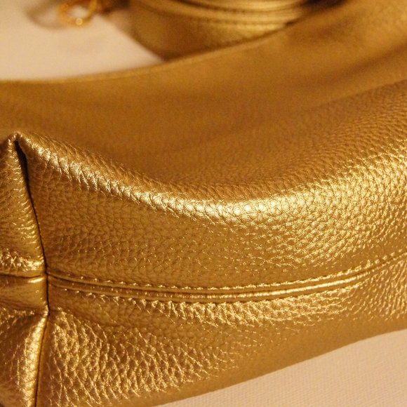 Imoshion Large Reversibile Genuine Faux Leather Bag-In-A-Bag Tote - Picture 7 of 12